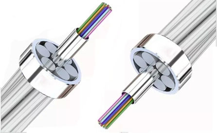 کیفیت  48 Core Outdoor Aerial ACS Armoured OPGW(Optical fiber composite overhead ground wire) Fiber Optic Cable کارخانه