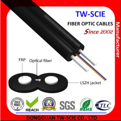 1 هسته تک حالت FTTH کابل قطره 8.2 کیلوگرم در کیلومتر وزن کابل عملکرد خوب G652D
