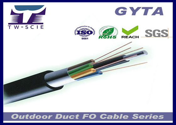 GYTA/GYTA53 کابل فیبر نوری در فضای باز سیم فلزی تقویت عضو با مدل تکی