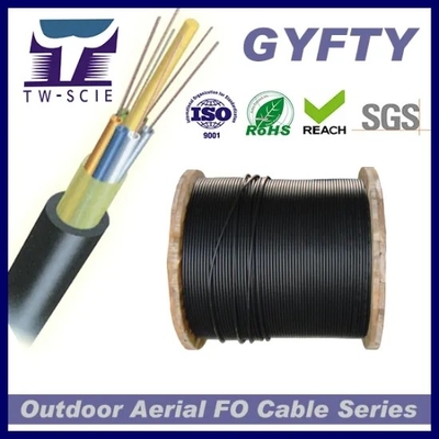 کابل اترنت فیبر نوری زره ​​پوش شیشه ای شیشه ای چند هسته ای GYFTY-FS