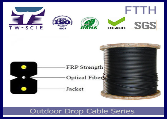 LSZH غلاف داخلی کابل فیبر نوری نخ کولار استحکام مواد عضو-کابل FTTH