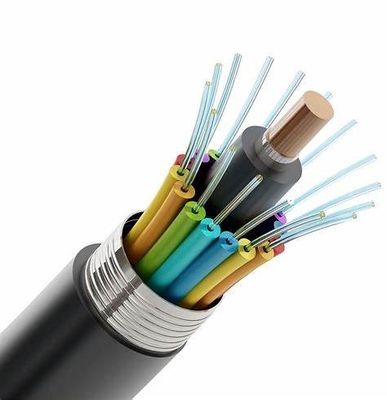 5mm/7mm/9mm/12mm/15mm ژاکت PVC کابل فیبر نوری برای انتقال سریع داده