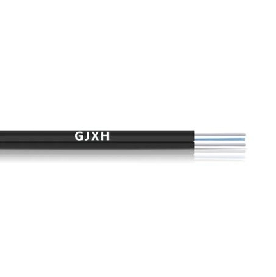 2 هسته تک حالت با 2 کابل اف آر پی FTTH GJXH قطره فیبر نوری