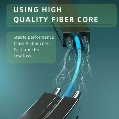 2 هسته تک حالت با 2 کابل اف آر پی FTTH GJXH قطره فیبر نوری