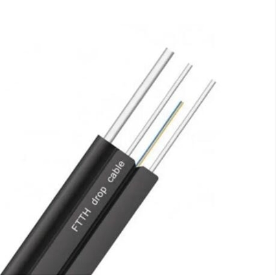 درب بیرونی 1core 2cores 4cores خود پشتیبانی G657a1 G657a2 9/125 FTTH قطره کابل