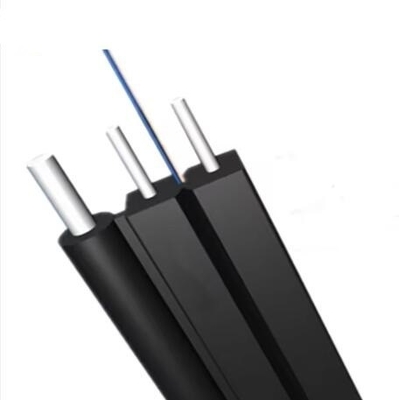 انعطاف پذیر 2 6 هسته G657 A1 G 657a1 خود پشتیبانی FTTH فیبر نوری قطره کابل