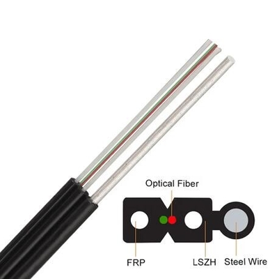کابل نوری فولادی تقویت شده FTTX FTTH FTTR کابل فیبر قطره