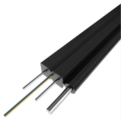 4 هسته تخت خود پشتیبانی FTTH درب قطره کابل فیبر نوری Gyfxtby