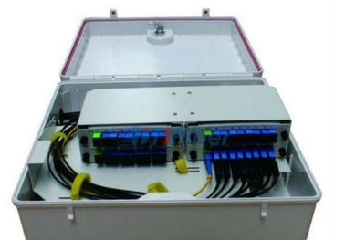 جعبه توزیع فیبر دیواری PLC Splitter Wall Mountedoptical جعبه خاتمه کابل ساخت رنگ نور ضد آب