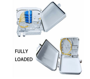 جعبه توزیع فیبر دیواری PLC Splitter Wall Mountedoptical جعبه خاتمه کابل ساخت رنگ نور ضد آب