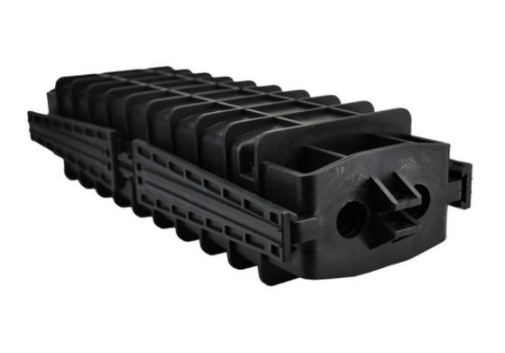 36 Core Fiber Optical Cable Joint Closure افقی نوع مشکی رنگ