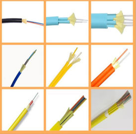 کابل فیبر نوری داخلی 12 هسته ای GJFJV کابل نور بافری محکم و غیر فلزی
