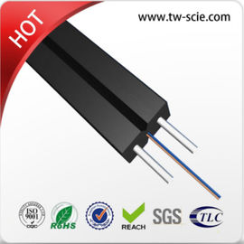 کابل فیبر نوری داخلی کابل Black Jacket FTTH drop با فیبر G657A1 برای فضای داخلی