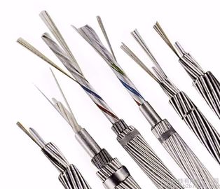 مرکز SS Tube OPGW فیبر نوری زمین سیم کابل