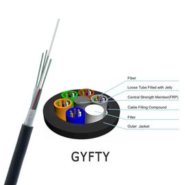 کابل GYFTY Loose Tube غیر فلزی و غیر زره پوش فیبر نوری فضای باز