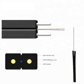 1/2/4 هسته با غلاف LSZH GJXH/GJXFH FTTH FRP کابل دراپ حالت تک حالته برای فضای داخلی