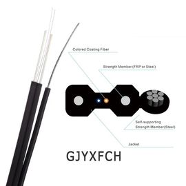 کابل قطره شبکه داخلی FTTH ژاکت LSZH/PVC سبک ضد آب