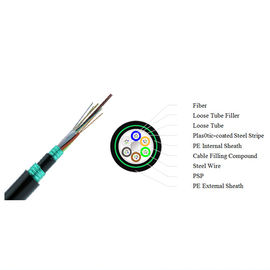 48 هسته کابل فیبر نوری زرهی GYTS53 Direct Buried Stranded Loose Tube Armored Cable