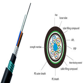 72 هسته GYTA53 OFC Armored Cable Direct Buried Stranded Loose Tube Armored Cable