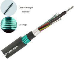 72 هسته GYTA53 OFC Armored Cable Direct Buried Stranded Loose Tube Armored Cable