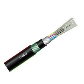 72 هسته GYTA53 OFC Armored Cable Direct Buried Stranded Loose Tube Armored Cable