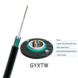 کابل فیبر نوری فضای باز GYXTW 6 Core Single Mode Tube Air and Duct