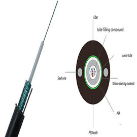 GYXTW Single Mode Central Loose Tube Outdoor Air and Duct 6f Fiber Optic Cable