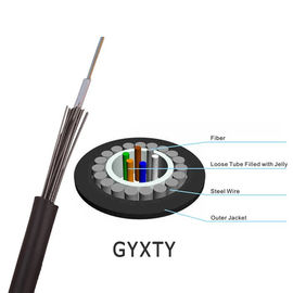 GYXTY 6 Core Single Mode Tube Central Loose Loose Outdoor and Dict Cable Fiber Optic
