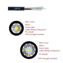 کابل فیبر نوری GYFTY 10 Core Loose Tube غیر فلزی و غیر زرهی
