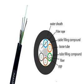 GYFTY 120 Core Loose Tube Fiber Optic Cable غیر فلزی و غیر زرهی