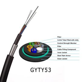 کابل الیاف زره پوش رشته ای مستقیم GYTA53 Direct Burose Loose Tube
