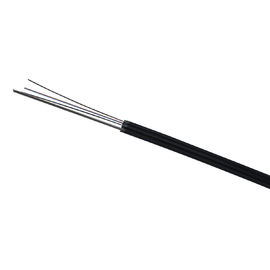 12 Core FTTH Drop Cable Single Mode شکل 8 استحکام سیم فولادی