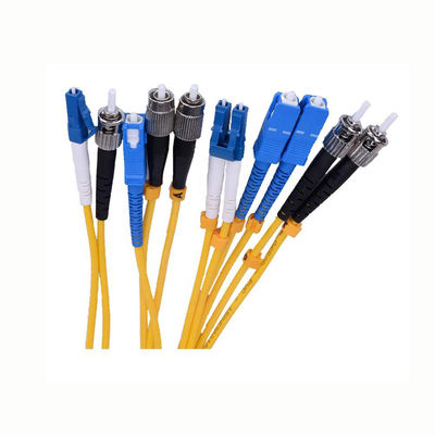 LC Pigtails کابل پیچ فیبر نوری برای سرعت انتقال داده راه حل
