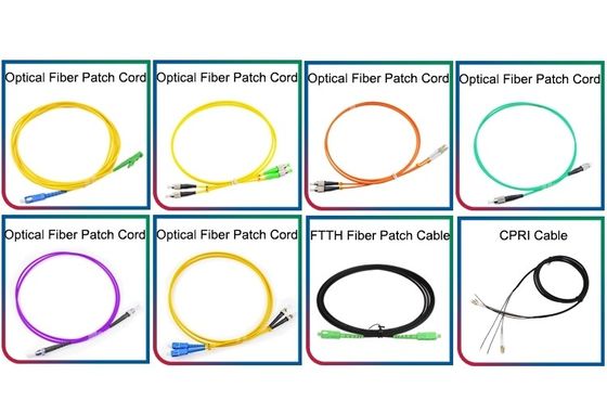 SC sc patch cord تک حالت فیبر نوری فیبر نوری 10m طول مواد PVC قطر ژاکت بیرونی قطر 3.0 میلی متر