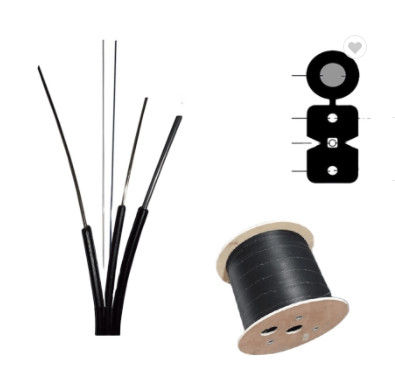 G657A1 Fiber FRP LSZH Sheath FTTH Drop Cable 1 Core Indoor Cableing System