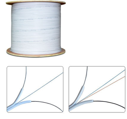 تک حالت Drop Wire Fiber Optic 2 Core Outdoor Self Supporting نصب آسان