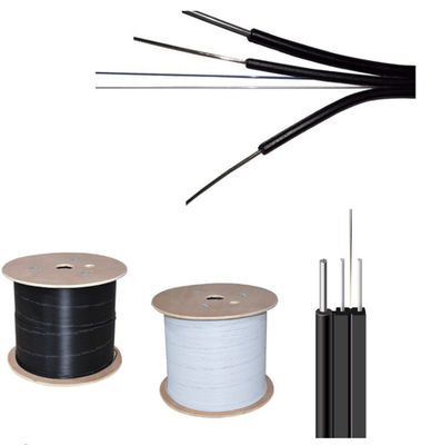 کابل فیبر نوری تک حالت Ftth Drop Outdoor Self Supporting 10 Core